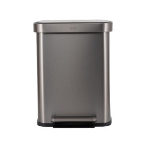 ΚΑΔΟΣ ΑΠΟΡΡΙΜΑΤΩΝ FLATOP SOFT CLOSE 50lt ΜΑΤ ΙΝΟΞ