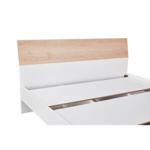 LUCIDO ΚΡΕΒΑΤΙ ΛΕΥΚΟ OAK ΦΥΣΙΚΟ 162x202x88