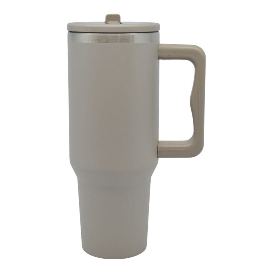 ΠΟΤΗΡΙ ΘΕΡΜΟΣ ΑΝΟΞΕΙΔΩΤΟ 1,2lt ΜΕ ΚΑΛΑΜΑΚΙ TAUPE 9,8x26εκ.
