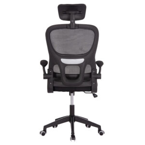 ΚΑΡΕΚΛΑ ΓΡΑΦΕΙΟΥ ΜΑΥΡΟ MESH & PP ΣΚΕΛΕΤΟΣ 64x60x117-127Υεκ.