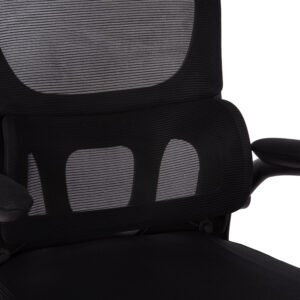 ΚΑΡΕΚΛΑ ΓΡΑΦΕΙΟΥ ΜΑΥΡΟ MESH & PP ΣΚΕΛΕΤΟΣ 64x60x117-127Υεκ.