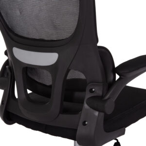 ΚΑΡΕΚΛΑ ΓΡΑΦΕΙΟΥ ΜΑΥΡΟ MESH & PP ΣΚΕΛΕΤΟΣ 64x60x117-127Υεκ.