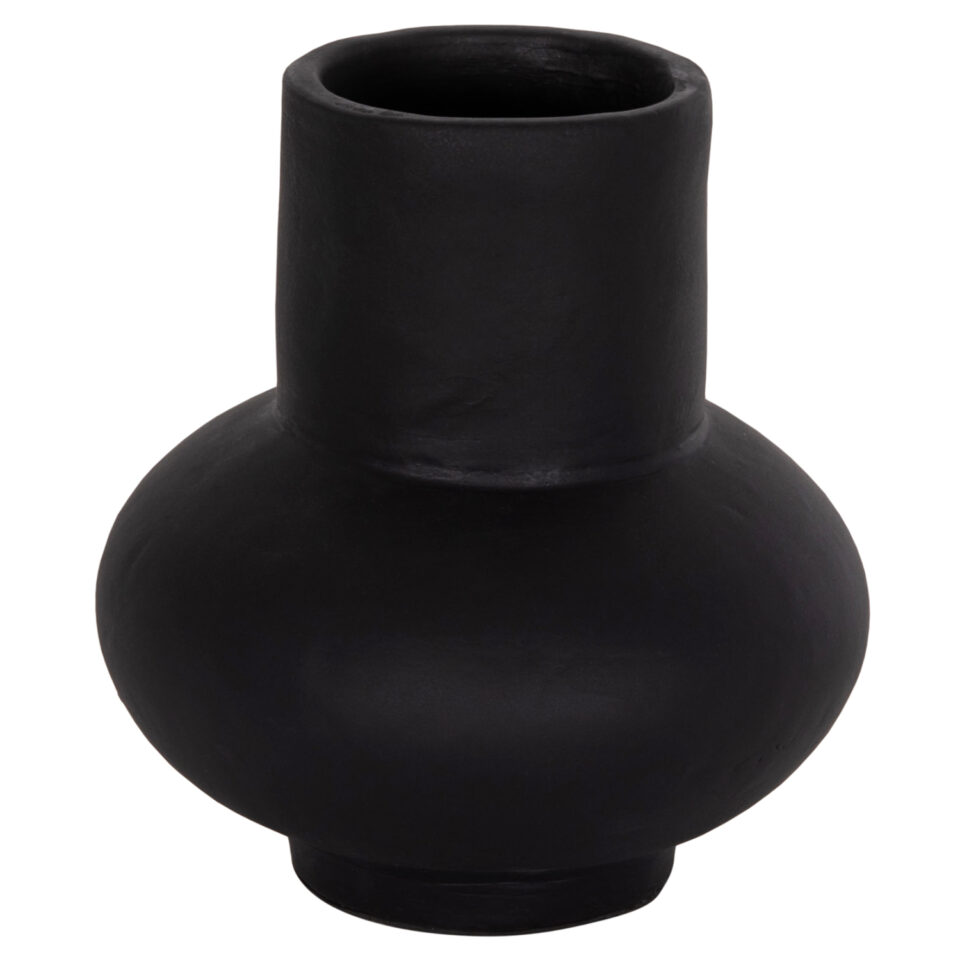 ΕΠΙΤΡΑΠΕΖΙΟ ΔΙΑΚΟΣΜΗΤΙΚΟ ΒΑΖΟ ΤΕΡΑΚΟΤΑ ΣΕ ΜΑΥΡΟ--Φ22x22Υεκ.