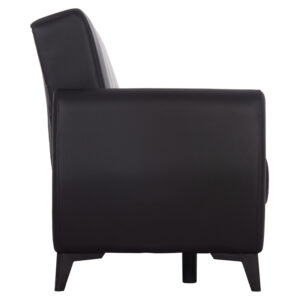 ΚΑΝΑΠΕΣ ΚΡΕΒΑΤΙ ΜΕ ΑΠΟΘ.ΧΩΡΟ ΔΙΘΕΣΙΟΣ ΜΑΥΡΟ PU 144x75x84Υεκ.