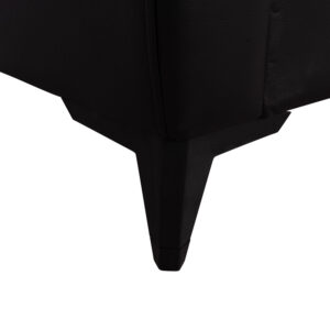 ΚΑΝΑΠΕΣ ΚΡΕΒΑΤΙ ΜΕ ΑΠΟΘ.ΧΩΡΟ ΔΙΘΕΣΙΟΣ ΜΑΥΡΟ PU 144x75x84Υεκ.