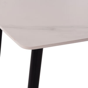 ΣΕΤ ΤΡΑΠΕΖΑΡΙΑΣ 5ΤΜΧ RAVEN ΚΕΡΑΜΙΚΟ TOP ΛΕΥΚΟ ΜΑΡΜΑΡΟ & 4 ΚΑΡΕΚΛΕΣ