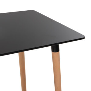 ΣΕΤ ΤΡΑΠΕΖΑΡΙΑΣ 5ΤΜΧ MDF TOP & ΠΟΛΥΠΡΟΠΥΛΕΝΙΟ ΣΕ ΜΑΥΡΟ