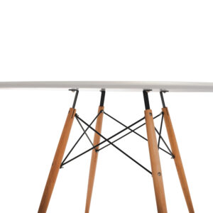 ΣΕΤ ΤΡΑΠΕΖΑΡΙΑΣ 5ΤΜΧ MAGGIE HM21186 MDF TOP & ΠΟΛΥΠΡΟΠΥΛΕΝΙΟ ΣΕ ΛΕΥΚΟ ΧΡΩΜΑ