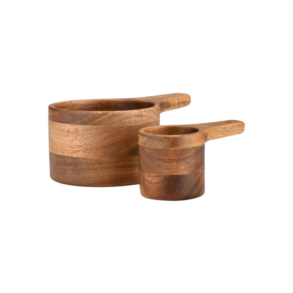 ΞΥΛΙΝΗ ΜΕΖΟΥΡΑ ΚΟΥΖΙΝΑΣ ALLURE 13,7CM & 9,4CM ΣΕΤ