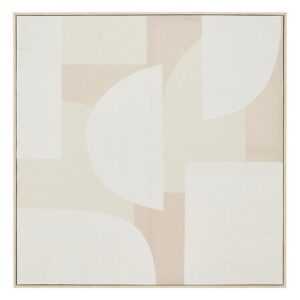 ΠΙΝΑΚΑΣ 3D ΜΕ ΚΟΡΝΙΖΑ MDF ΜΠΕΖ 90x90x4cm