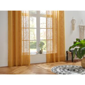 ΚΟΥΡΤΙΝΑ ΔΙΑΦΑΝΗ, POLYESTER ΩΧΡΑ 140xY260cm