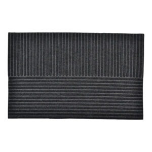 ΠΟΔΟΜΑΚΤΡΟ ΣΕ ΜΑΥΡΟ ΧΡΩΜΑ ΜΕ ΑΝΑΓΛΥΦΕΣ ΓΡΑΜΜΕΣ ΚΑΙ ΚΑΟΥΤΣΟΥΚ ΠΛΑΤΗ 40x60εκ.