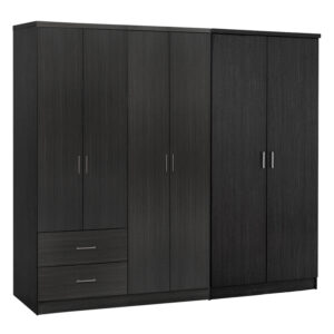 ΝΤΟΥΛΑΠΑ 6ΦΥΛΛΗ ΜΕΛΑΜΙΝΗ ΧΡΩΜΑ ZEBRANO 201x43x181Υεκ