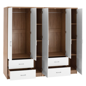 ΝΤΟΥΛΑΠΑ 6ΦΥΛΛΗ ΜΕΛΑΜΙΝΗ SONAMA & ΛΕΥΚΟ 180x42,5Χ181Υεκ.