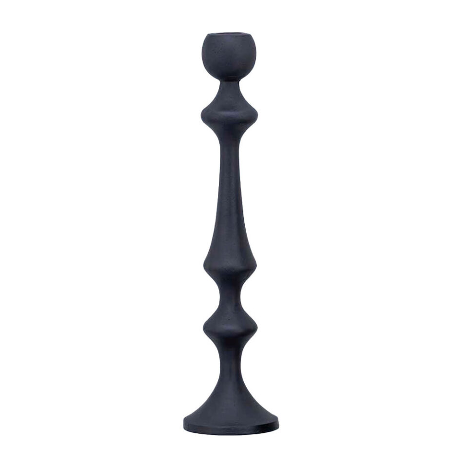 ELEGANT ΚΗΡΟΠΗΓΙΟ 8x8x34cm ΑΛΟΥΜΙΝΙΟ ΜΑΥΡΟ