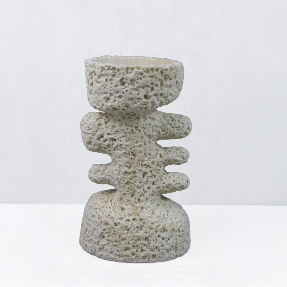 KYCLADIC III ΚΗΡΟΠΗΓΙΟ ΔΙΑΚΟΣΜΗΤΙΚΟ 12x10x20 RESIN ΜΠΕΖ