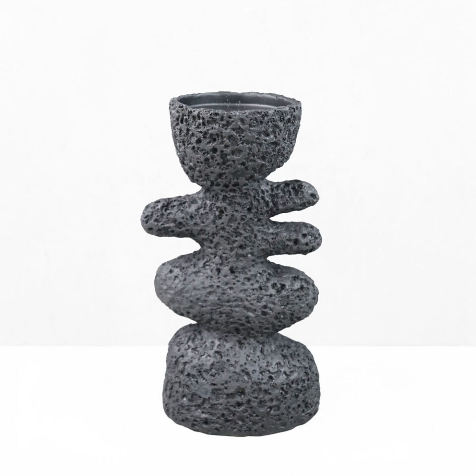 LUSTRE II ΚΗΡΟΠΗΓΙΟ ΔΙΑΚΟΣΜΗΤΙΚΟ 14.5x9.5x25 RESIN ΜΑΥΡΟ