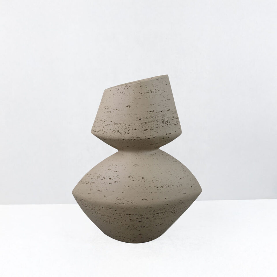 LOOMA I ΒΑΖΟ 28.5x15.5x34.5 RESIN ΚΑΦΕ