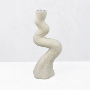 ANGLES II ΚΗΡΟΠΗΓΙΟ ΔΙΑΚΟΣΜΗΤΙΚΟ 10.5x7x23.5 RESIN ΜΠΕΖ