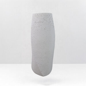 VOID III ΒΑΖΟ 16.5x14.5x39cm RESIN ΑΣΠΡΟ