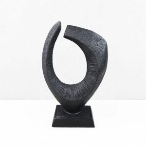 PULSE II ΔΙΑΚΟΣΜΗΤΙΚΟ 18.5x8.5x30cm RESIN ΜΑΥΡΟ