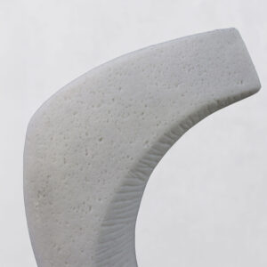 PULSE III ΔΙΑΚΟΣΜΗΤΙΚΟ 18.5x8.5x30cm RESIN ΑΣΠΡΟ