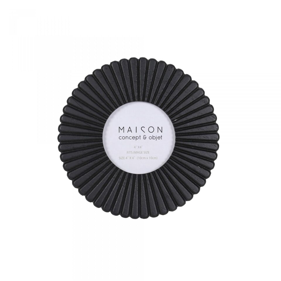OROS ΚΟΡΝΙΖΑ 20x1.5x20cm MDF ΜΑΥΡΟ ΓΥΑΛΙ