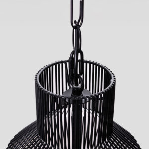 STEEL ΦΩΤΙΣΤΙΚΟ ΟΡΟΦΗΣ 28x40.5cm ΣΙΔΕΡΟ ΜΑΥΡΟ
