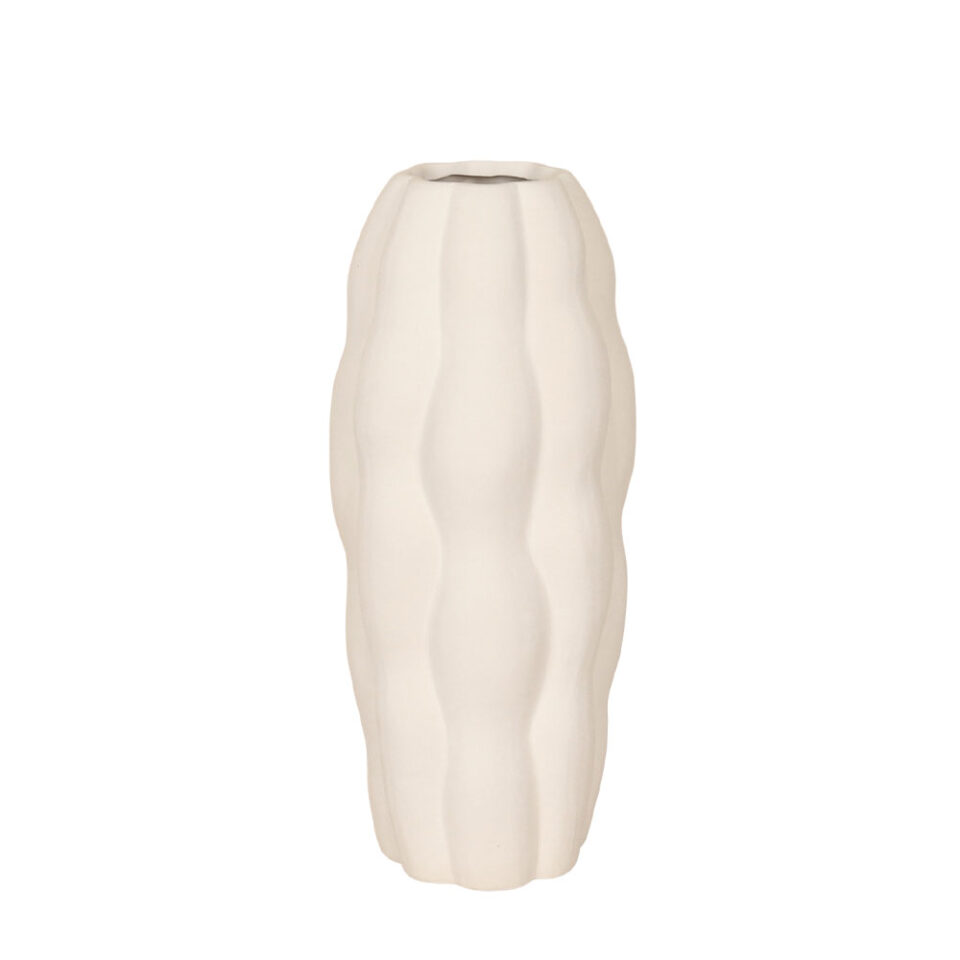 MIRA ΒΑΖΟ 15x15x35.5cm ΚΕΡΑΜΙΚΟ ΛΕΥΚΟ