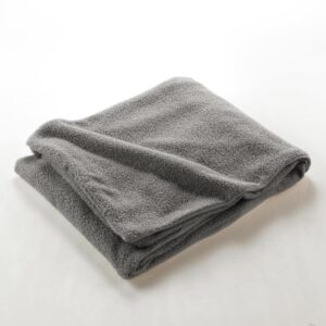 WOOLLY, ΡΙΧΤΑΡΙ POLYESTER ΓΚΡΙ 180Χ220CM