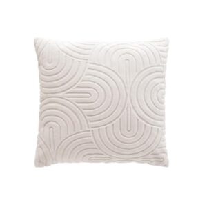 SARPIL, ΜΑΞΙΛΑΡΙ ΔΙΑΚΟΣΜΗΤΙΚΟ POLYESTER, ΛΕΥΚΟ 40Χ40CM