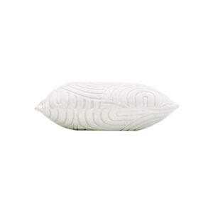 SARPIL, ΜΑΞΙΛΑΡΙ ΔΙΑΚΟΣΜΗΤΙΚΟ POLYESTER, ΛΕΥΚΟ 40Χ40CM