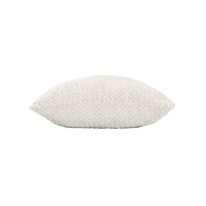 ANAK, ΔΙΑΚΟΣΜΗΤΙΚΟ ΜΑΞΙΛΑΡΙ ΑΝΑΓΛΥΦΟ POLYESTER ΛΕΥΚΟ 45X45CM