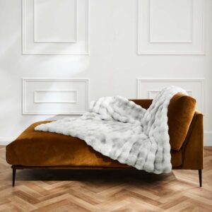 KEMEWA, ΡΙΧΤΑΡΙ ΑΠΟΜΙΜΗΣΗ ΓΟΥΝΑΣ FLEECE ΓΚΡΙ 125X150CM