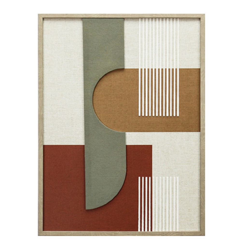 ΠΙΝΑΚΑΣ ΣΕ 3D ΚΑΜΒΑ ΠΟΛΥΧΡΩΜΟΣ PVC/MDF 45X60X2,2ΕΚ