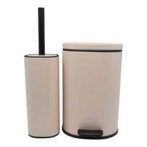 ΣΕΤ ΚΑΛΑΘΙ ΜΠΑΝΙΟΥ 5lt ANYDAY SOFT CLOSE ΚΑΙ ΠΙΓΚΑΛ ΒΟΥΡΤΣΑΚΙ FINGER PRINT PROOF NUDE ΜΑΤ