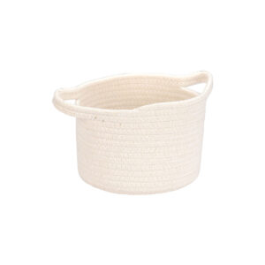 ΚΑΛΑΘΙ ΚΡΕΜΑΣΤΟ BLANCA 18x18x13cm ΛΕΥΚΟ