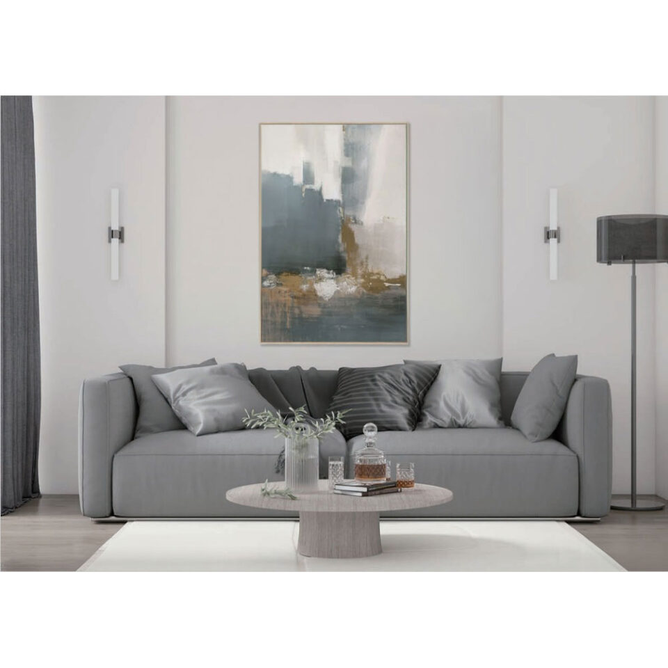 GENESA ΠΙΝΑΚΑΣ ΔΙΑΚΟΣΜΗΤΙΚΟΣ ΜΕ ΚΟΡΝΙΖΑ 80x120x4.3cm ΚΑΜΒΑΣ ΠΟΛΥΧΡΩΜΟ PS