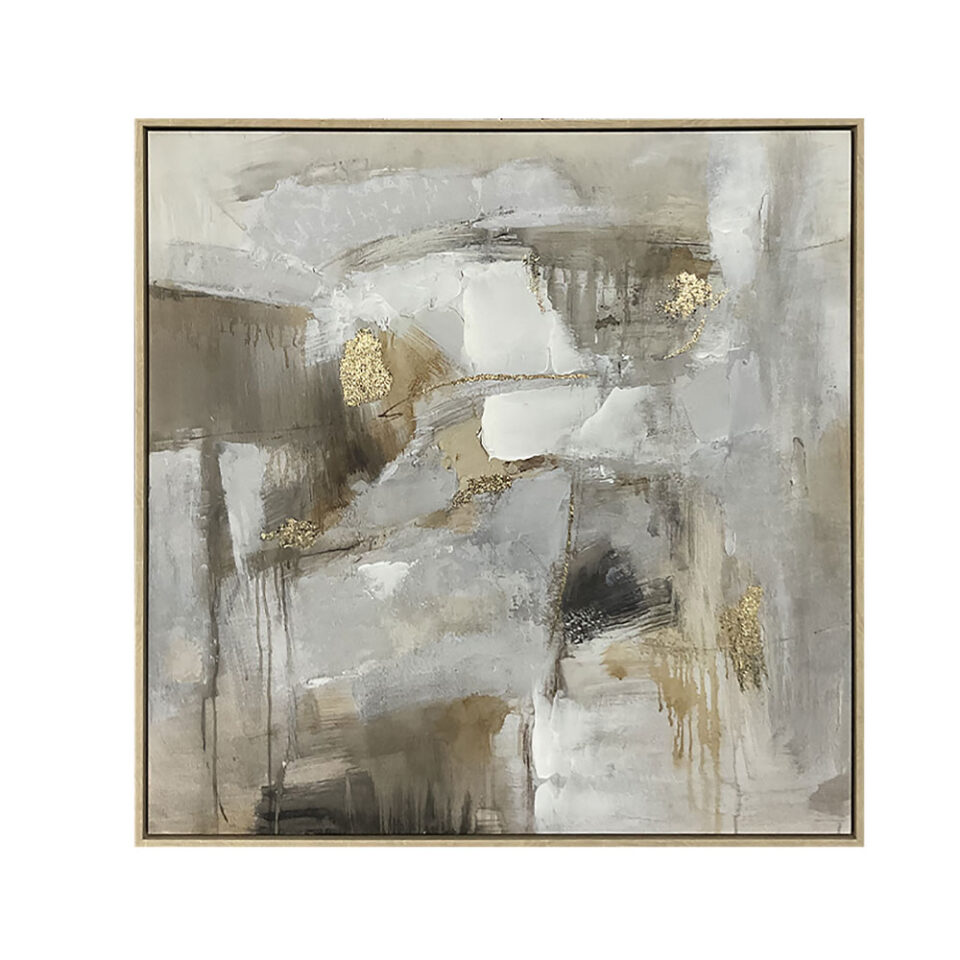 NYRA ΠΙΝΑΚΑΣ ΔΙΑΚΟΣΜΗΤΙΚΟΣ ΜΕ ΚΟΡΝΙΖΑ 82.6x4.3x82.6 ΚΑΜΒΑΣ ΠΟΛΥΧΡΩΜΟ PS