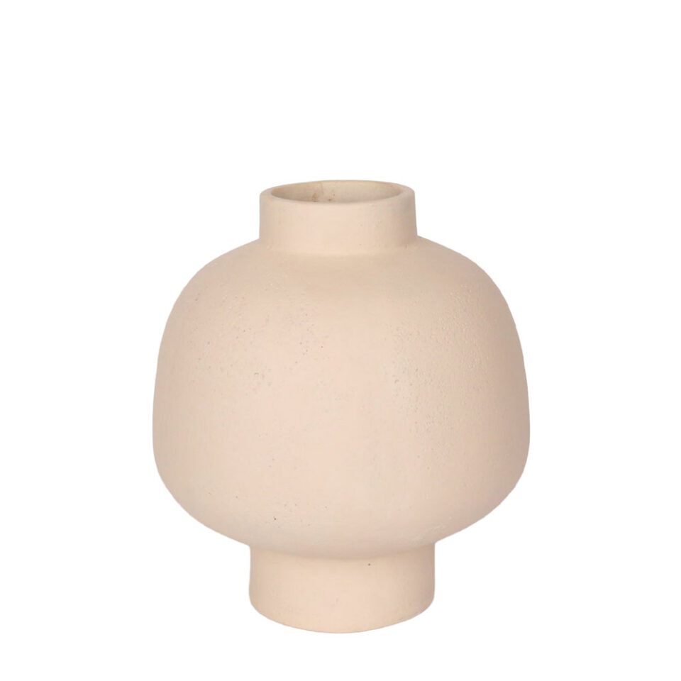 LINK ΒΑΖΟ 28.5x28.5x34cm MgO OFF WHITE