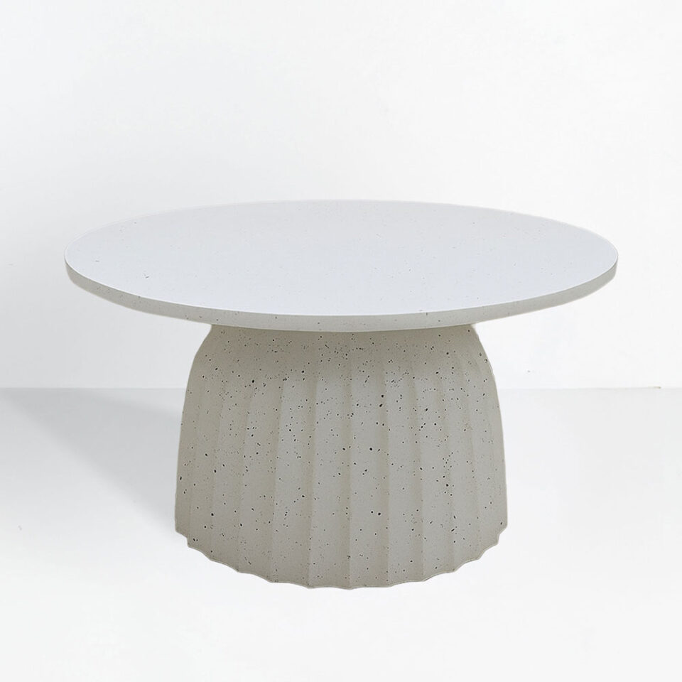 TOLEDO COFFEE TABLE ΛΕΥΚΟ ΜΕ PATTERN 60x60x38cm
