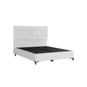 BRICK ΚΡΕΒΑΤΙ ΜΕ ΑΠΟΘΗΚ. ΧΩΡΟ (ΓΙΑ ΣΤΡΩΜΑ 160x200cm) OFF WHITE 16-450 215x165x121cm