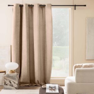 ΚΟΥΡΤΙΝΑ ΥΨΗΛΗΣ ΣΚΙΑΣΗΣ ΜΕ ΤΡΟΥΚΣ POLYESTER ΚΑΦΕ 140Χ260CM