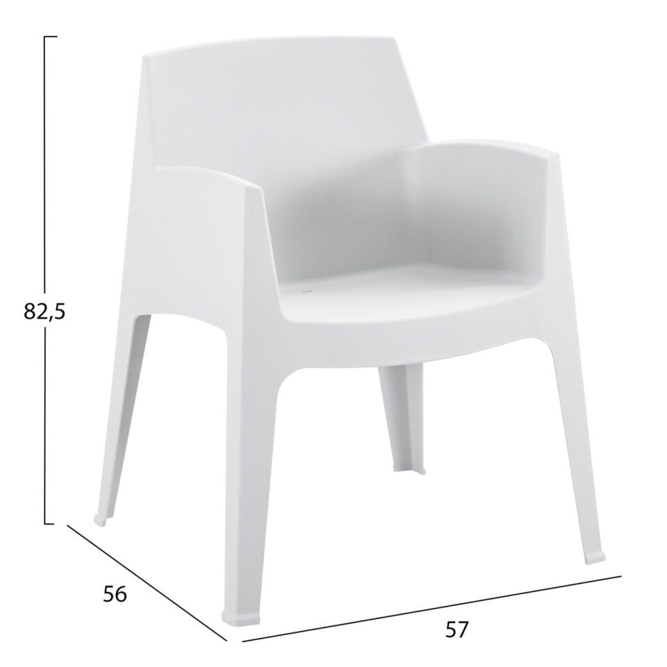 ΠΟΛΥΘΡΟΝΑ ΠΟΛΥΠΡΟΠΥΛΕΝΙΟΥ ΛΕΥΚΗ 57x56x82,5Υεκ.