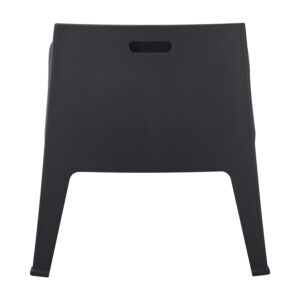 ΠΟΛΥΘΡΟΝΑ ΠΟΛΥΠΡΟΠΥΛΕΝΙΟΥ LOUNGE ΜΑΥΡΟ 62,5x48,5x73Υεκ.