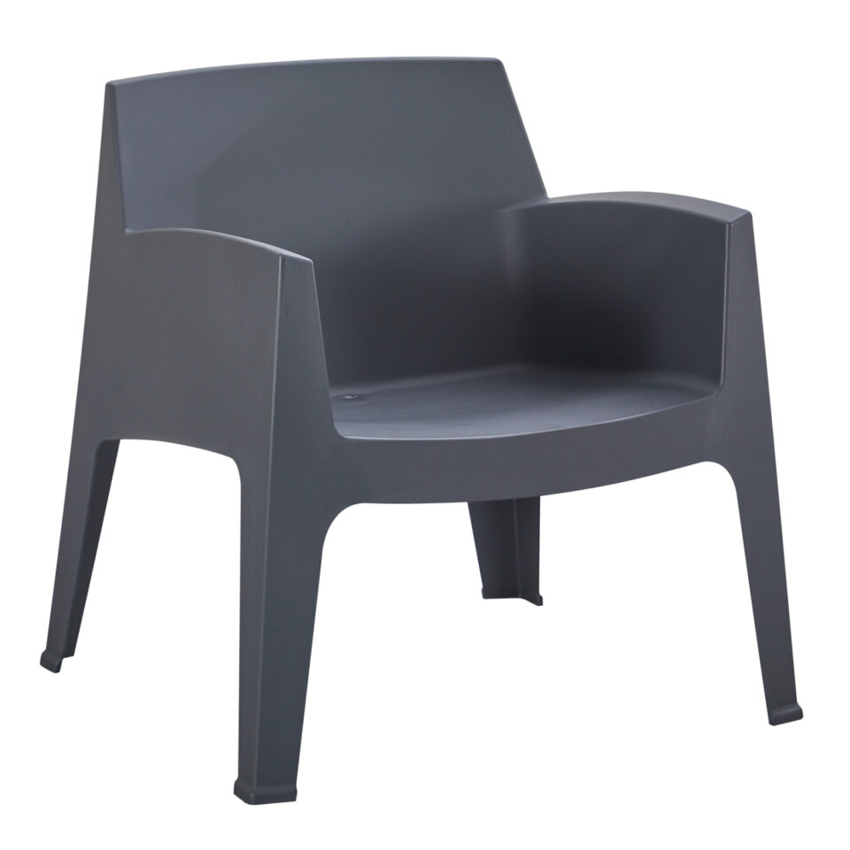 ΠΟΛΥΘΡΟΝΑ ΠΟΛΥΠΡΟΠΥΛΕΝΙΟΥ LOUNGE ΓΚΡΙ 62x68x73Υεκ.