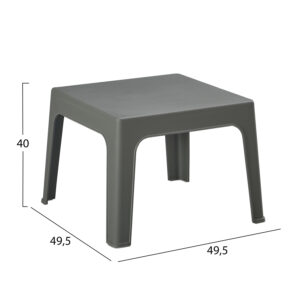 ΣΕΤ LOUNGE 3ΤΜΧ SLEEK DARK OLIVE GREEN ΠΟΛΥΠΡΟΠΥΛΕΝΙΟ