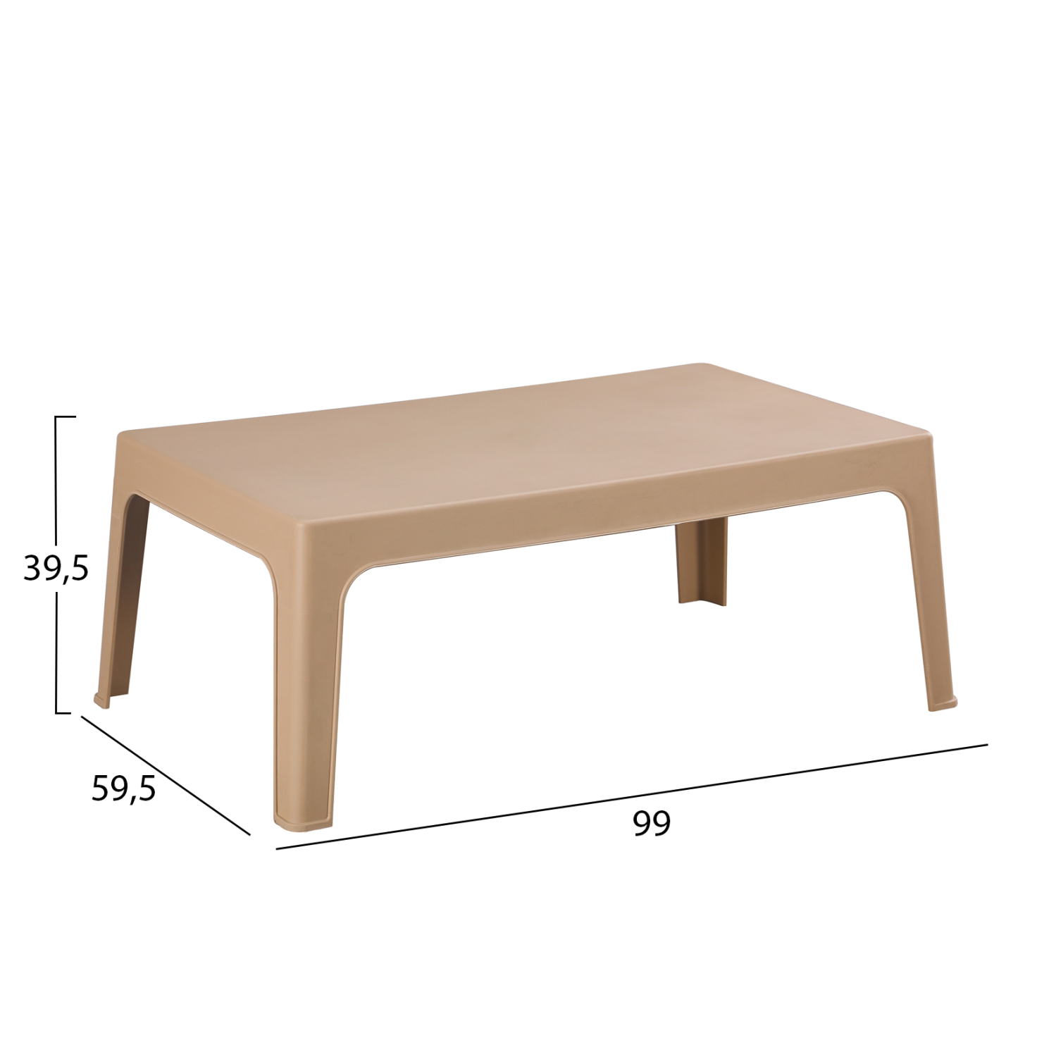 ΣΕΤ LOUNGE 4ΤΜΧ SLEEK ΚΑΠΟΥΤΣΙΝΟ ΠΟΛΥΠΡΟΠΥΛΕΝΙΟ