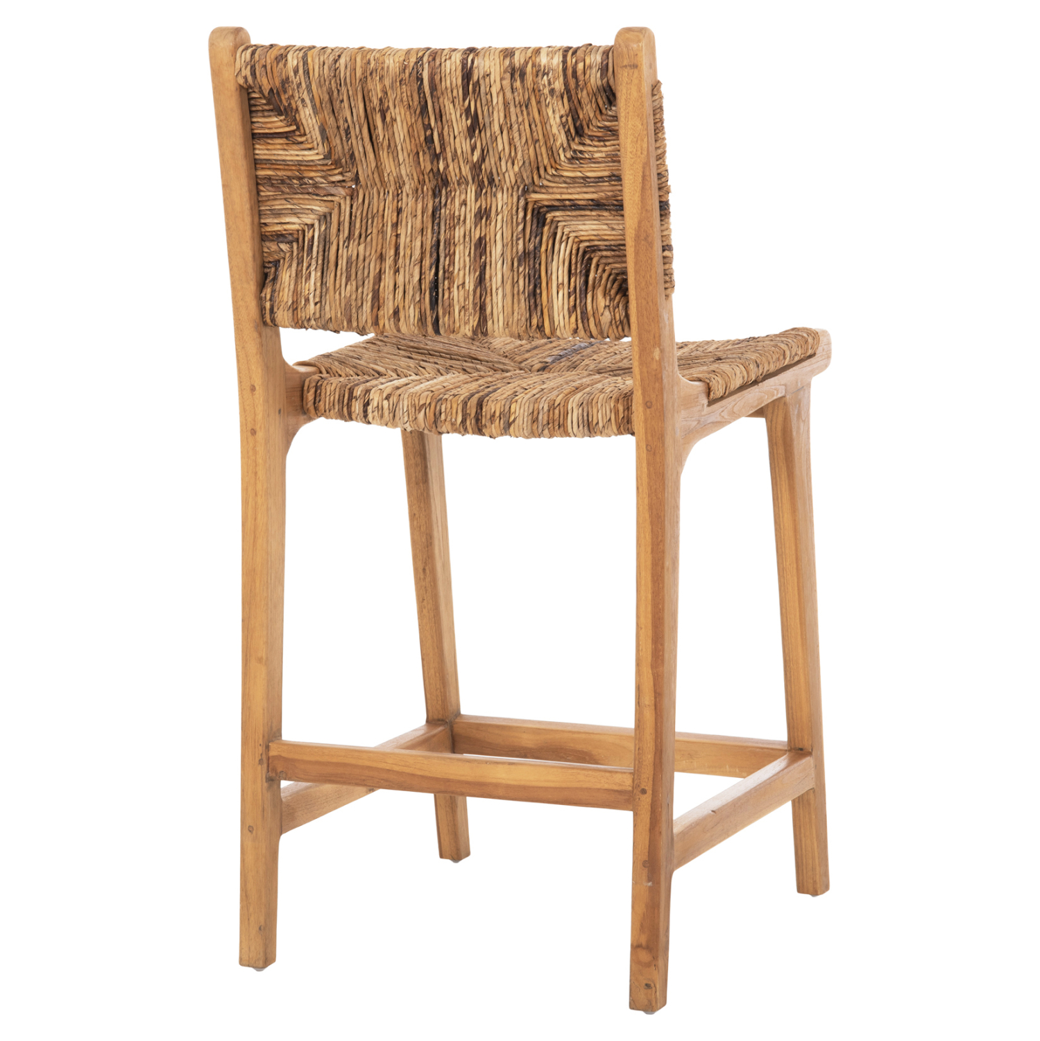 ΣΚΑΜΠΟ ΜΠΑΡ ΞΥΛO TEAK ΣΕ ΦΥΣΙΚΟ-ΨΑΘΑ 46x55x96Υεκ.