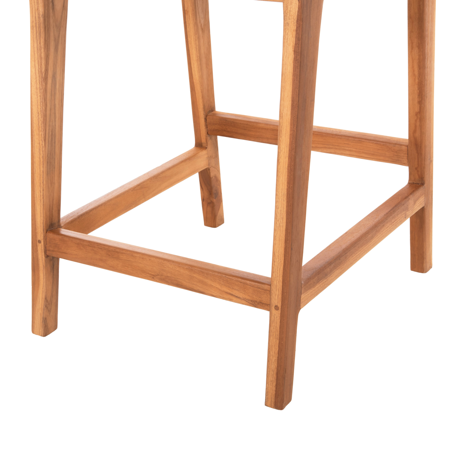 ΣΚΑΜΠΟ ΜΠΑΡ ΞΥΛO TEAK ΣΕ ΦΥΣΙΚΟ-ΨΑΘΑ 46x55x96Υεκ.